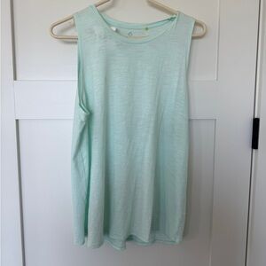 Tasc performance Green Sleeveless Relaxed Tank Top